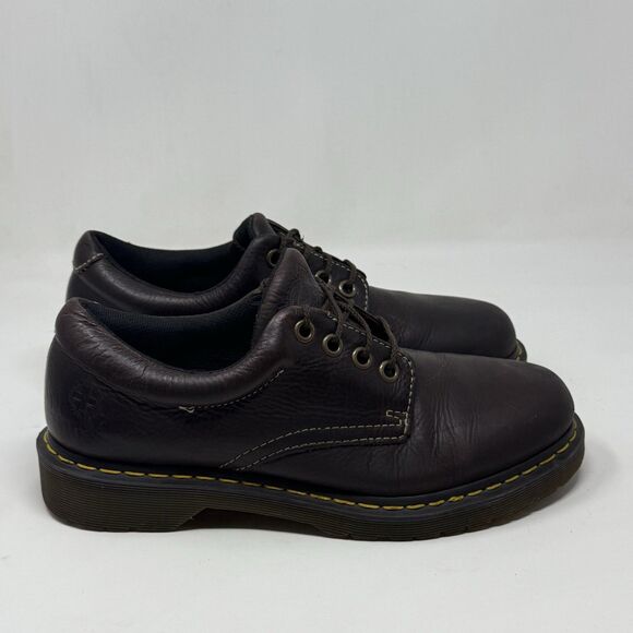Dr Martens Boston Shoes Mens 10 Brown Leather 4 Eye Lace Up Oxford Casual Unisex main image 14